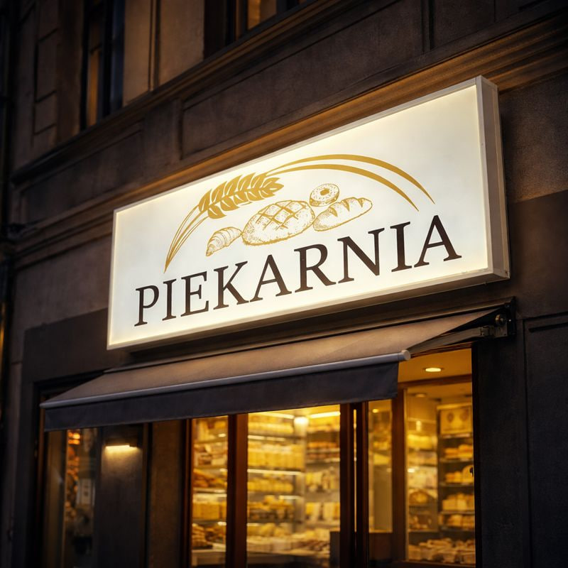 Kaseton z dibondu - jednostronny